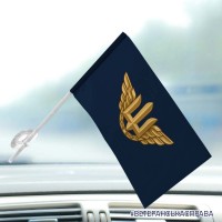 Автомобільний прапорець Повітряні Сили Емблема синій